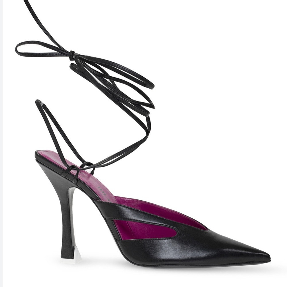 ATTICO Anais Mule Shoes | Black